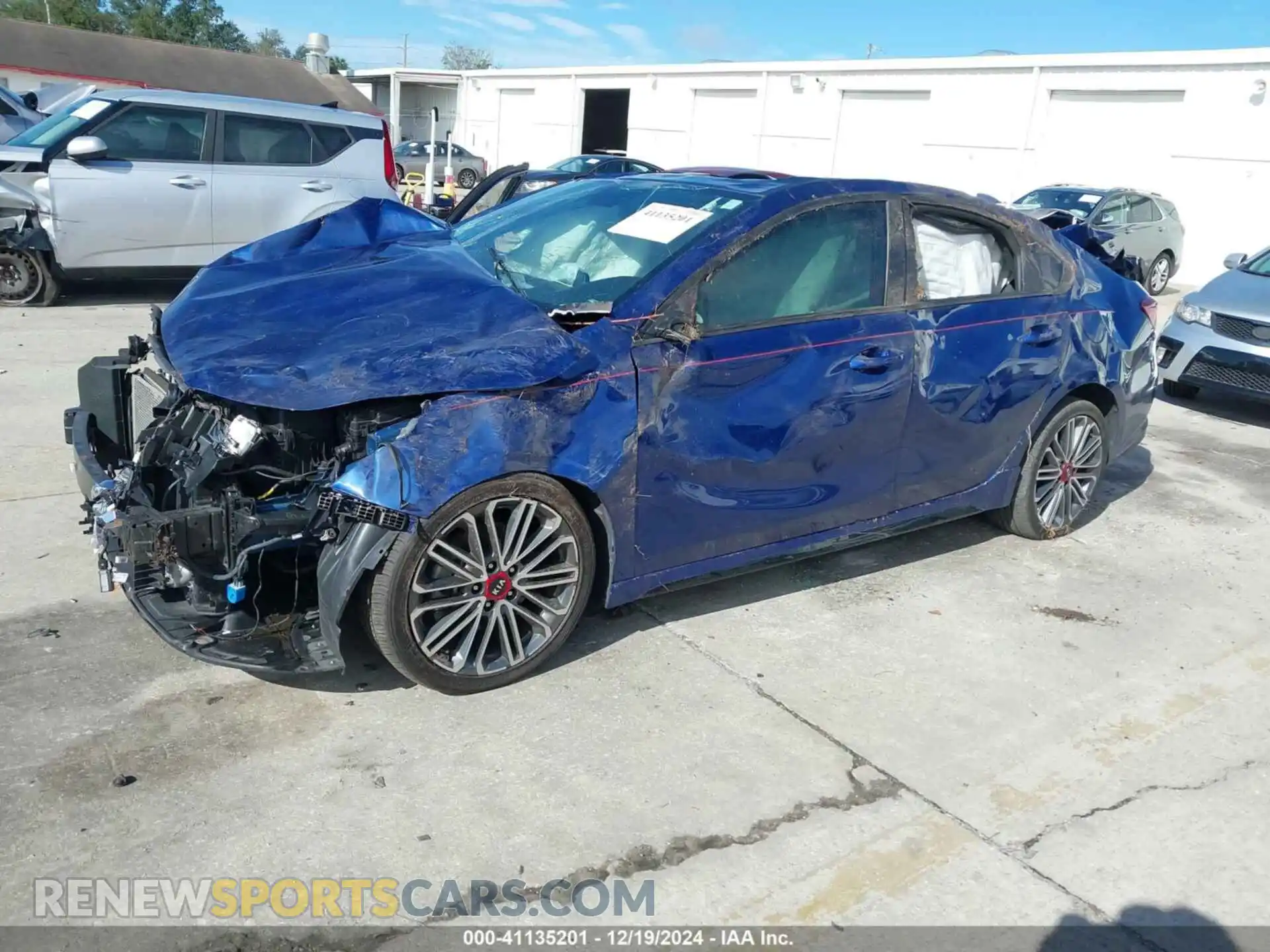 2 Photograph of a damaged car 3KPF44AC4ME409730 KIA FORTE 2021