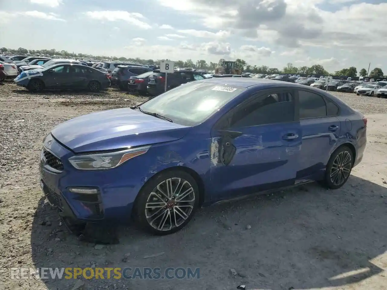 1 Photograph of a damaged car 3KPF44AC5ME272278 KIA FORTE 2021