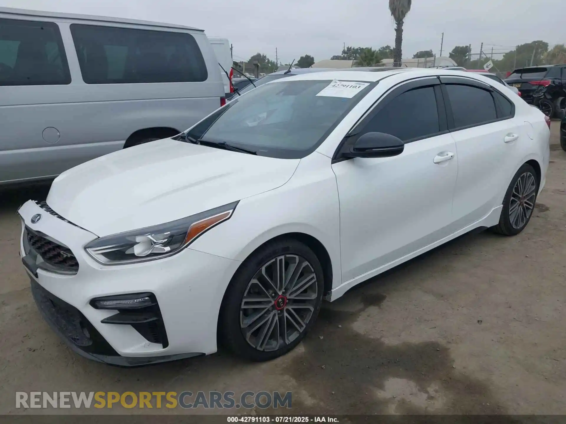 2 Photograph of a damaged car 3KPF44AC5ME277383 KIA FORTE 2021