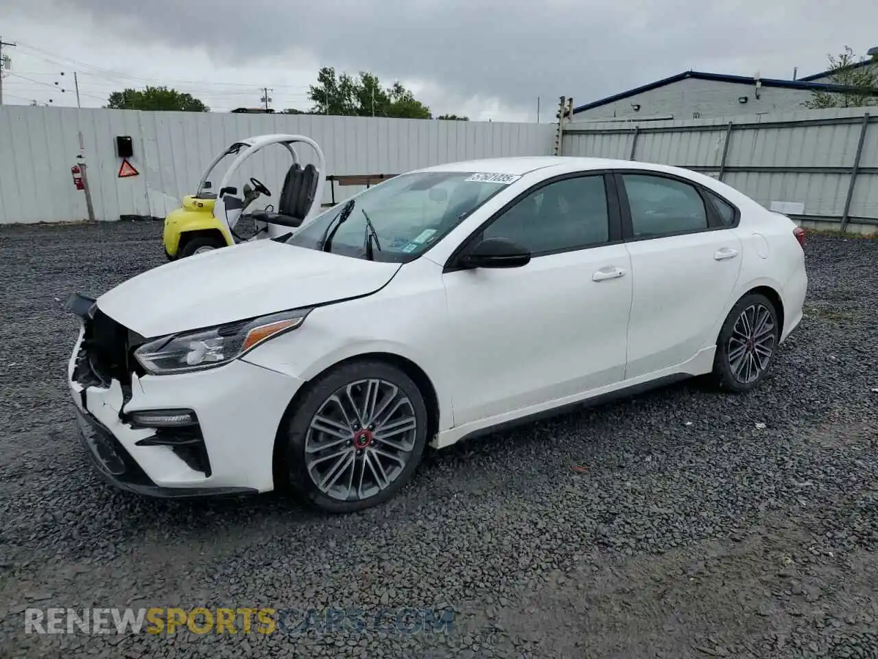 1 Photograph of a damaged car 3KPF44AC5ME293129 KIA FORTE 2021