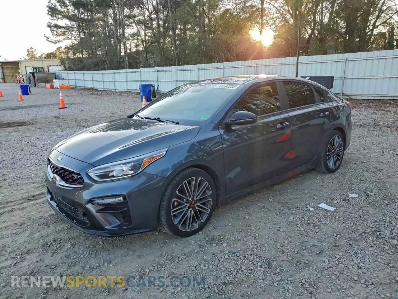 1 Photograph of a damaged car 3KPF44AC5ME374776 KIA FORTE 2021