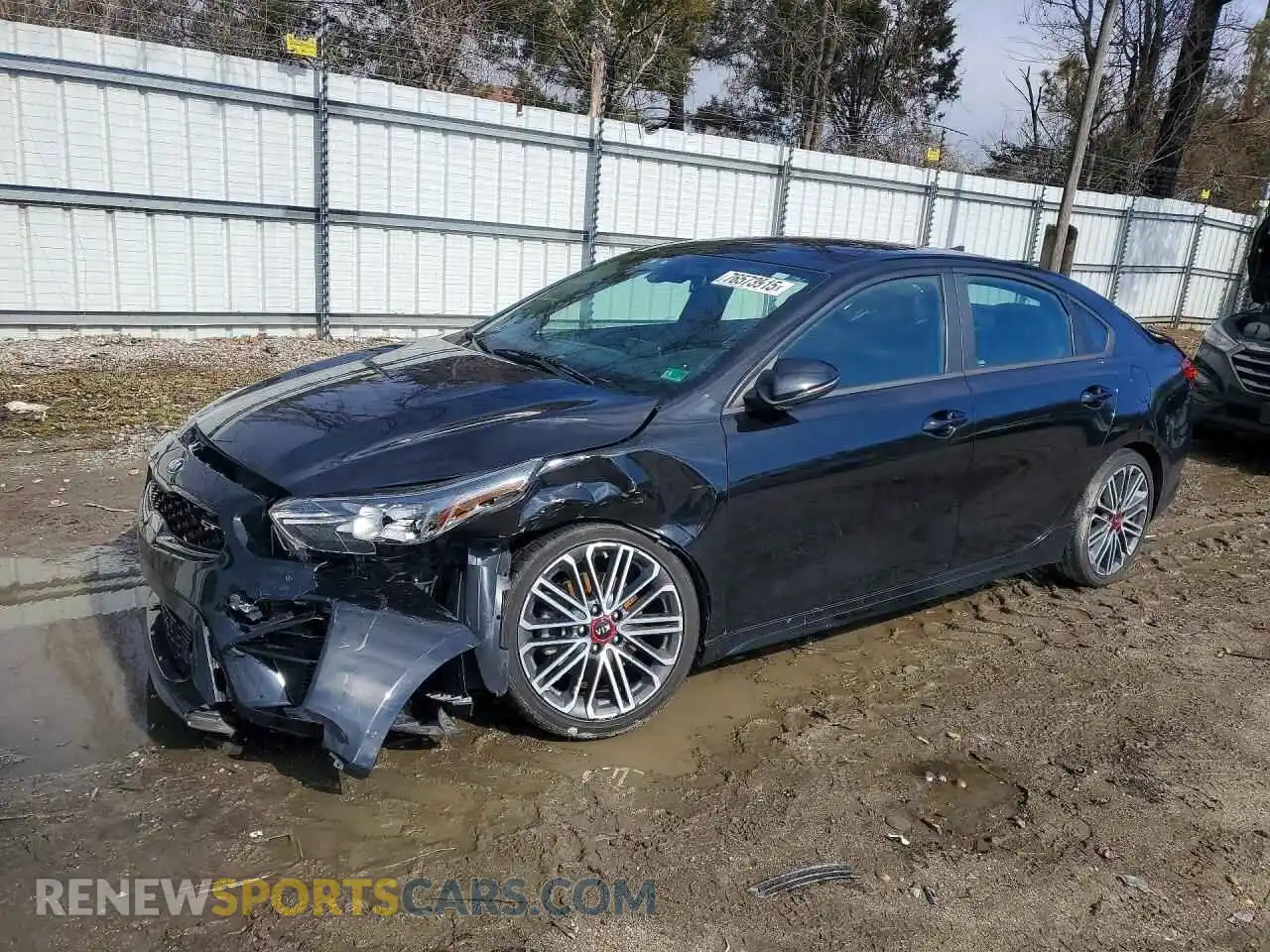 1 Photograph of a damaged car 3KPF44AC5ME389844 KIA FORTE 2021