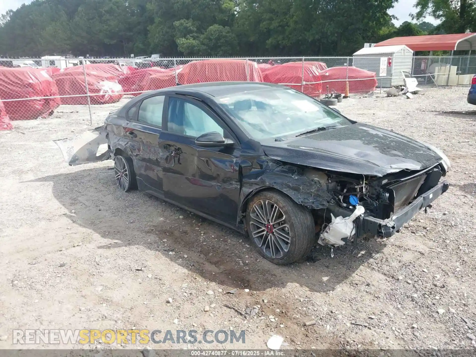 1 Photograph of a damaged car 3KPF44AC6ME344816 KIA FORTE 2021