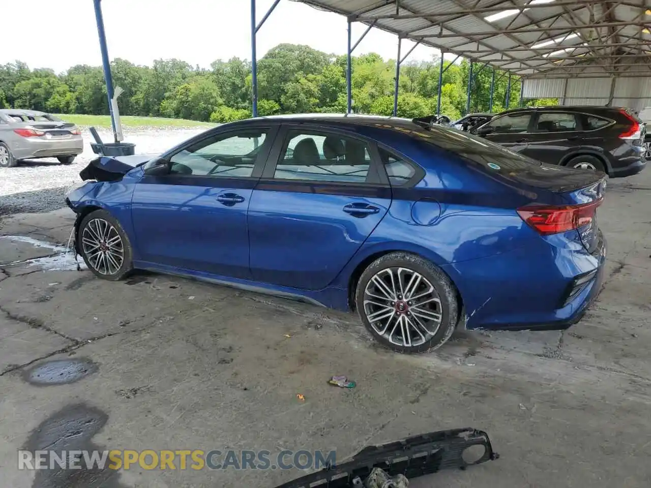 2 Photograph of a damaged car 3KPF44AC6ME369750 KIA FORTE 2021