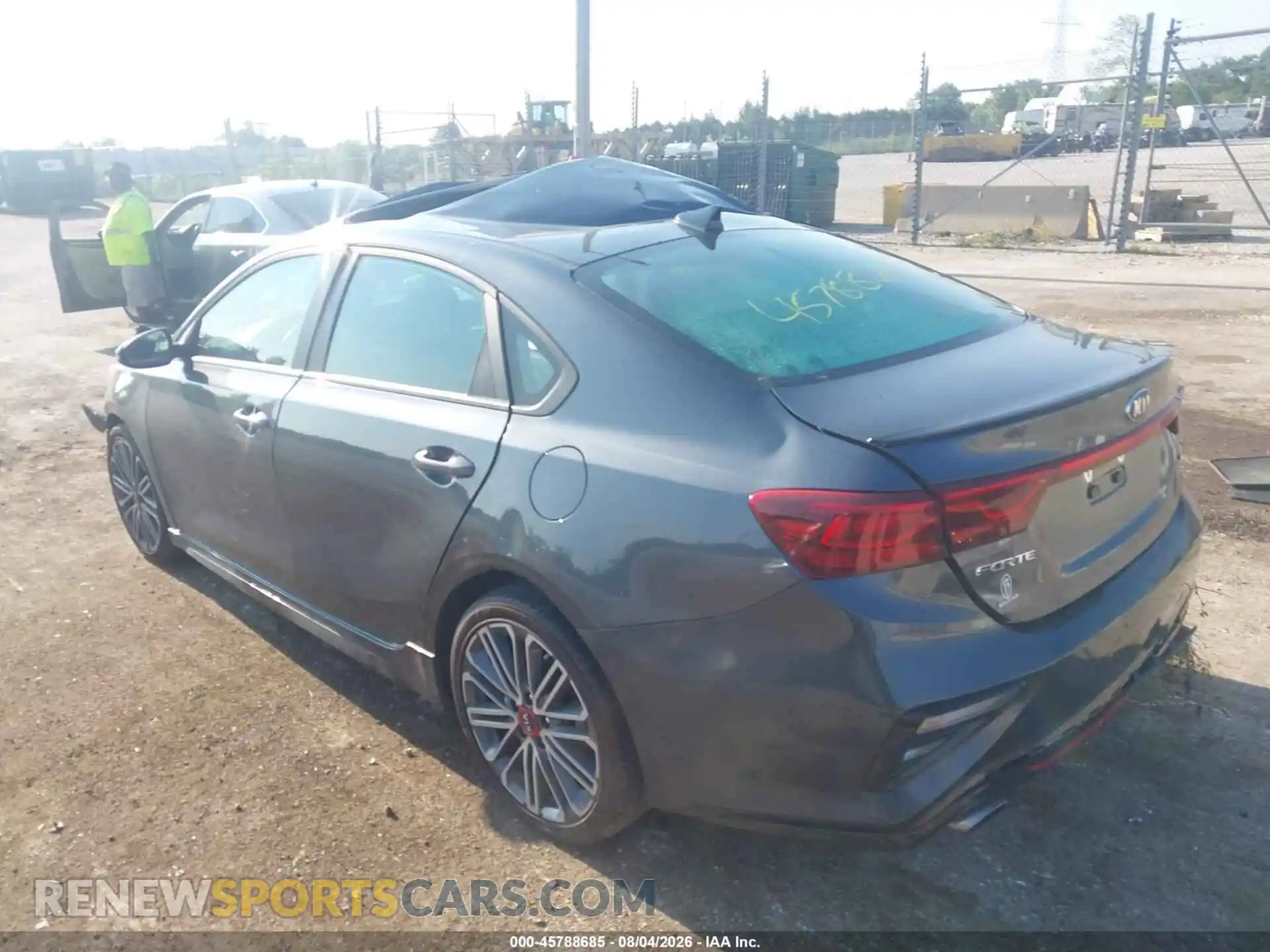 3 Photograph of a damaged car 3KPF44AC6ME398410 KIA FORTE 2021