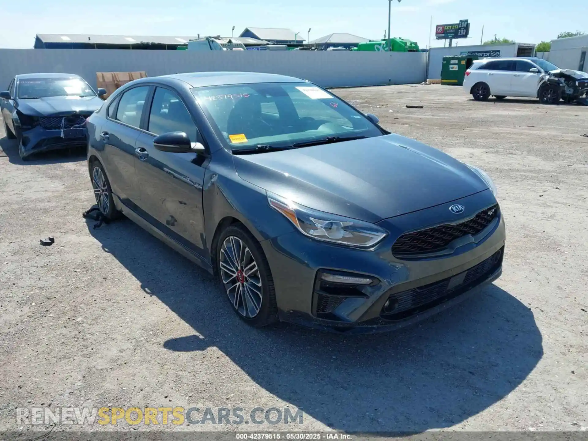 1 Photograph of a damaged car 3KPF44AC6ME398536 KIA FORTE 2021