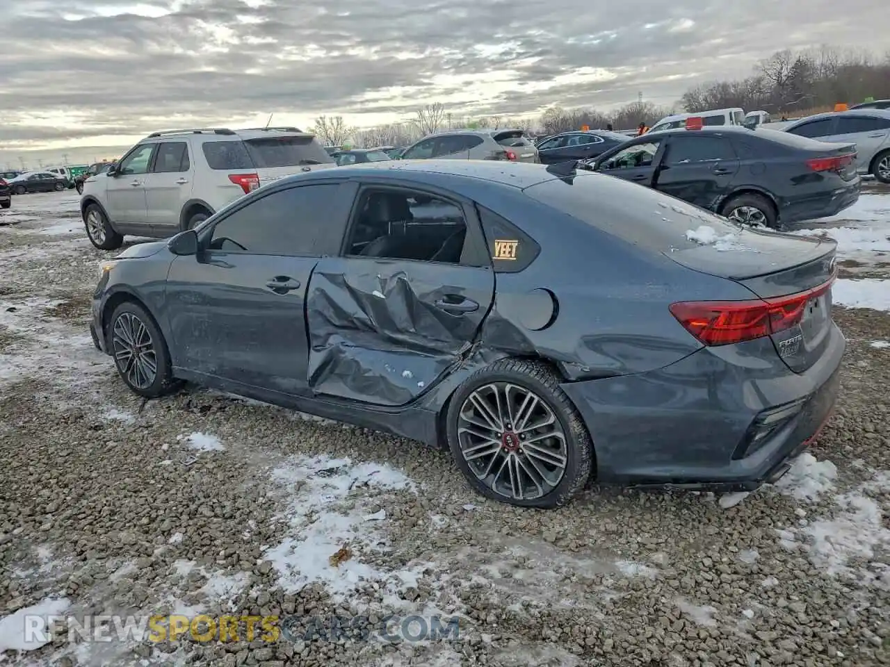 2 Photograph of a damaged car 3KPF44AC7ME287770 KIA FORTE 2021