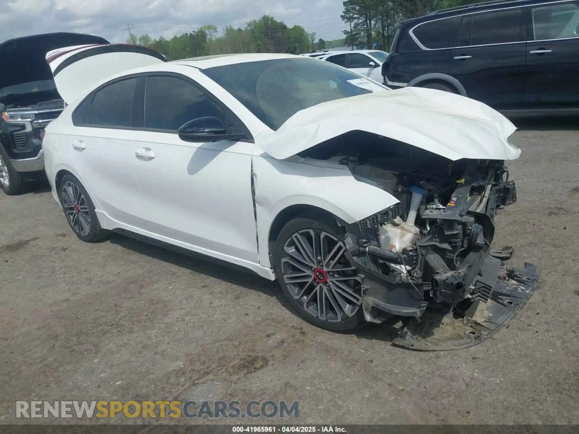1 Photograph of a damaged car 3KPF44AC7ME318340 KIA FORTE 2021