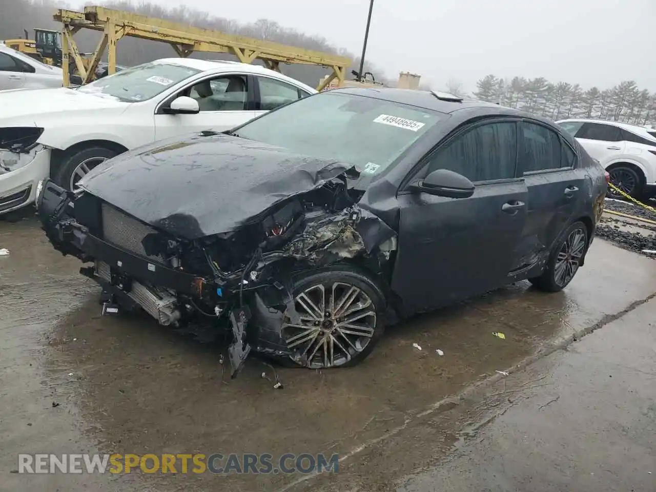 1 Photograph of a damaged car 3KPF44AC7ME367263 KIA FORTE 2021