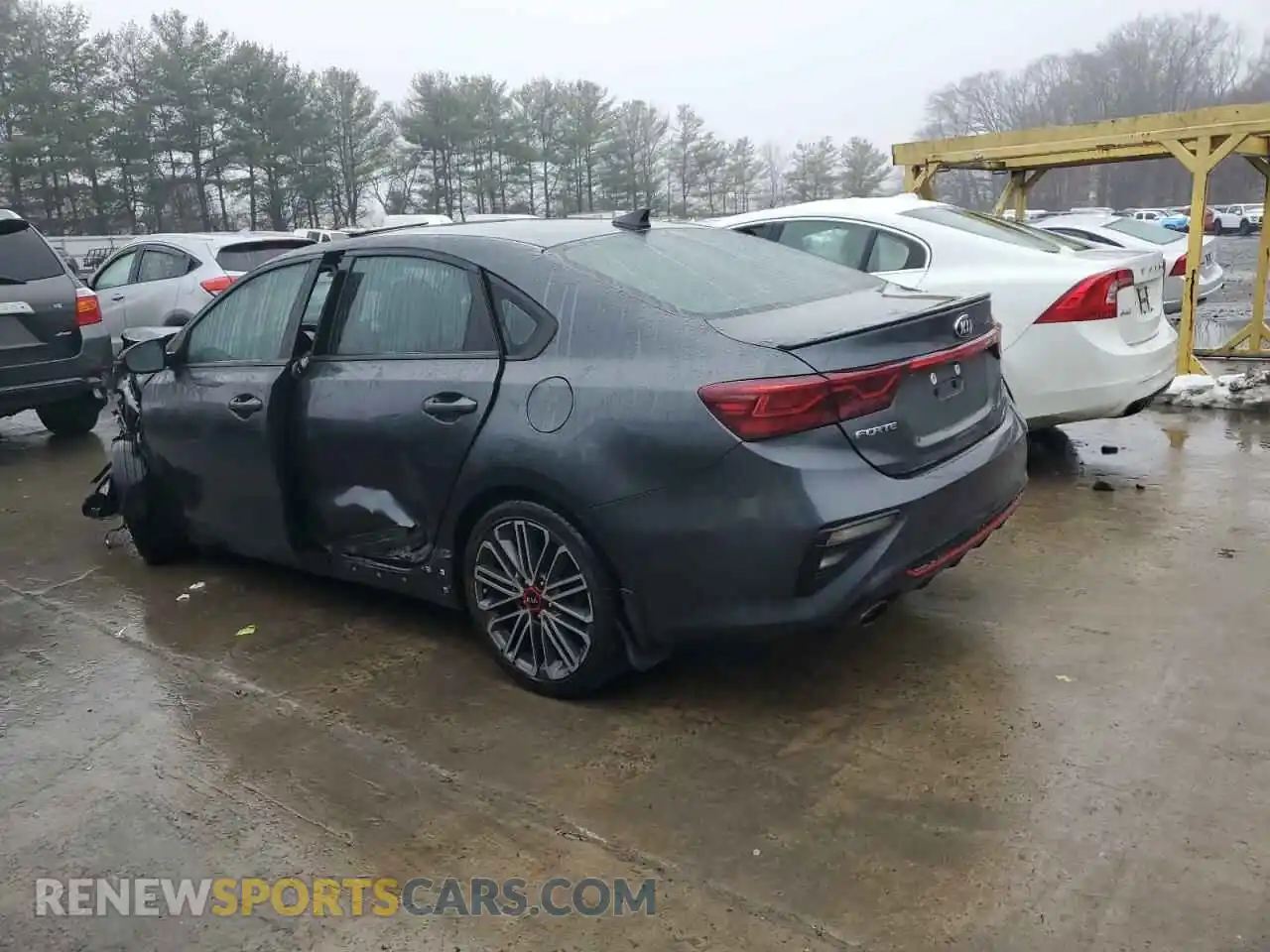 2 Photograph of a damaged car 3KPF44AC7ME367263 KIA FORTE 2021