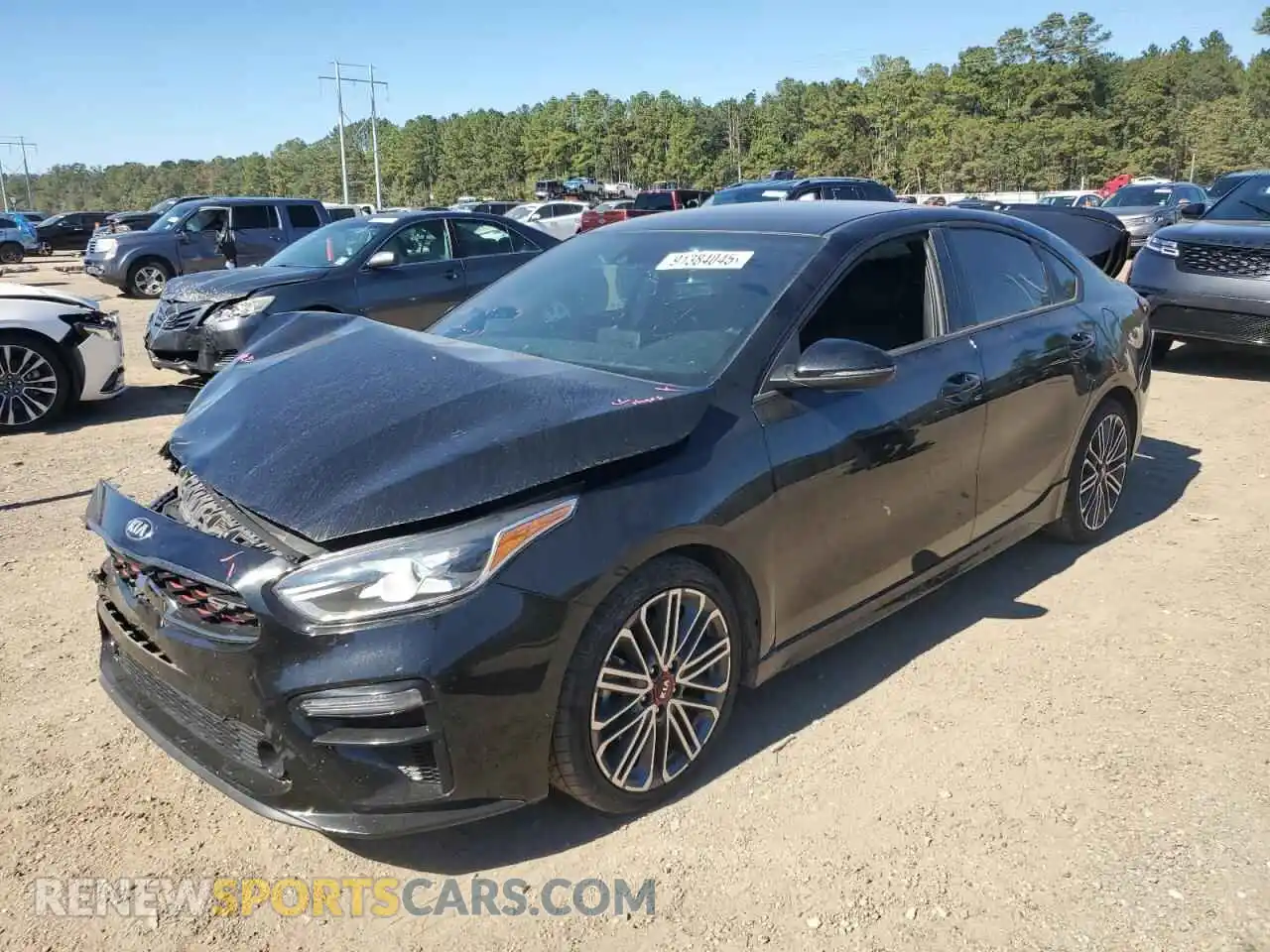 1 Photograph of a damaged car 3KPF44AC7ME415294 KIA FORTE 2021