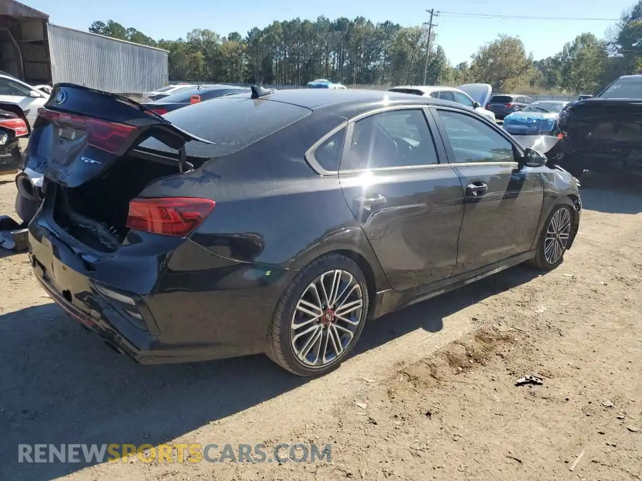 3 Photograph of a damaged car 3KPF44AC7ME415294 KIA FORTE 2021