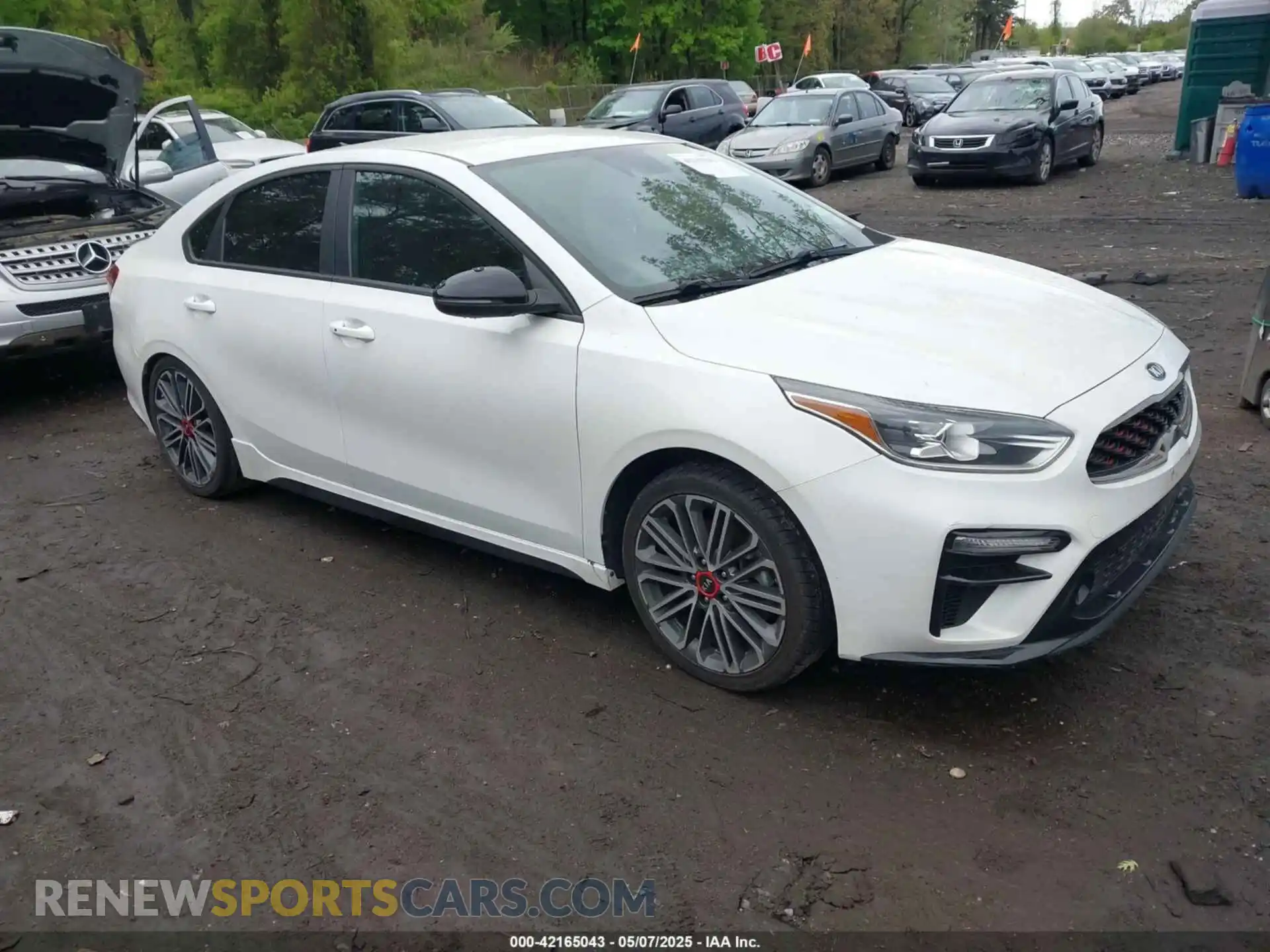 1 Photograph of a damaged car 3KPF44AC7ME416414 KIA FORTE 2021