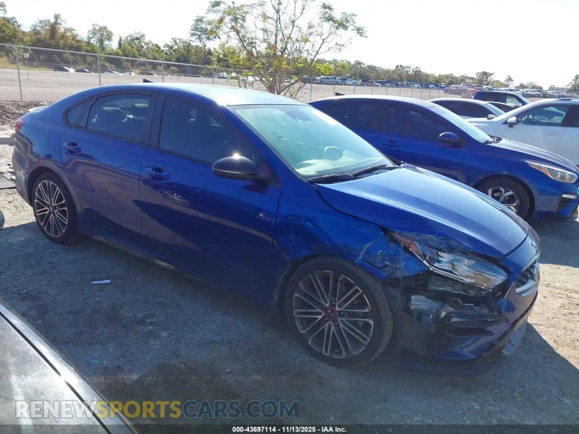 1 Photograph of a damaged car 3KPF44AC7ME417076 KIA FORTE 2021