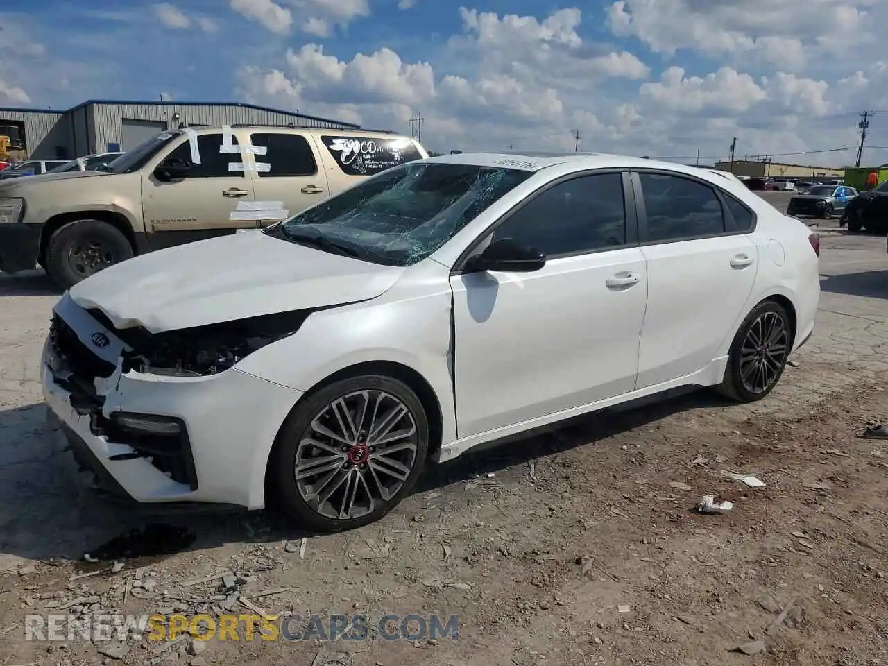1 Photograph of a damaged car 3KPF44AC8ME358569 KIA FORTE 2021