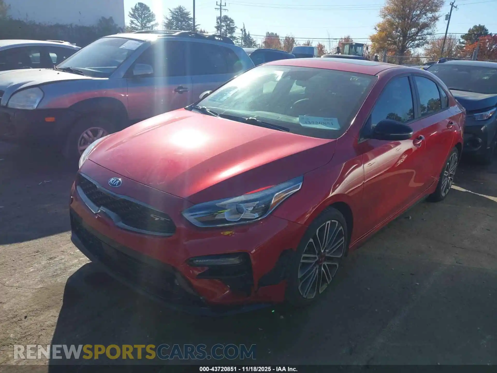 2 Photograph of a damaged car 3KPF44AC8ME366378 KIA FORTE 2021