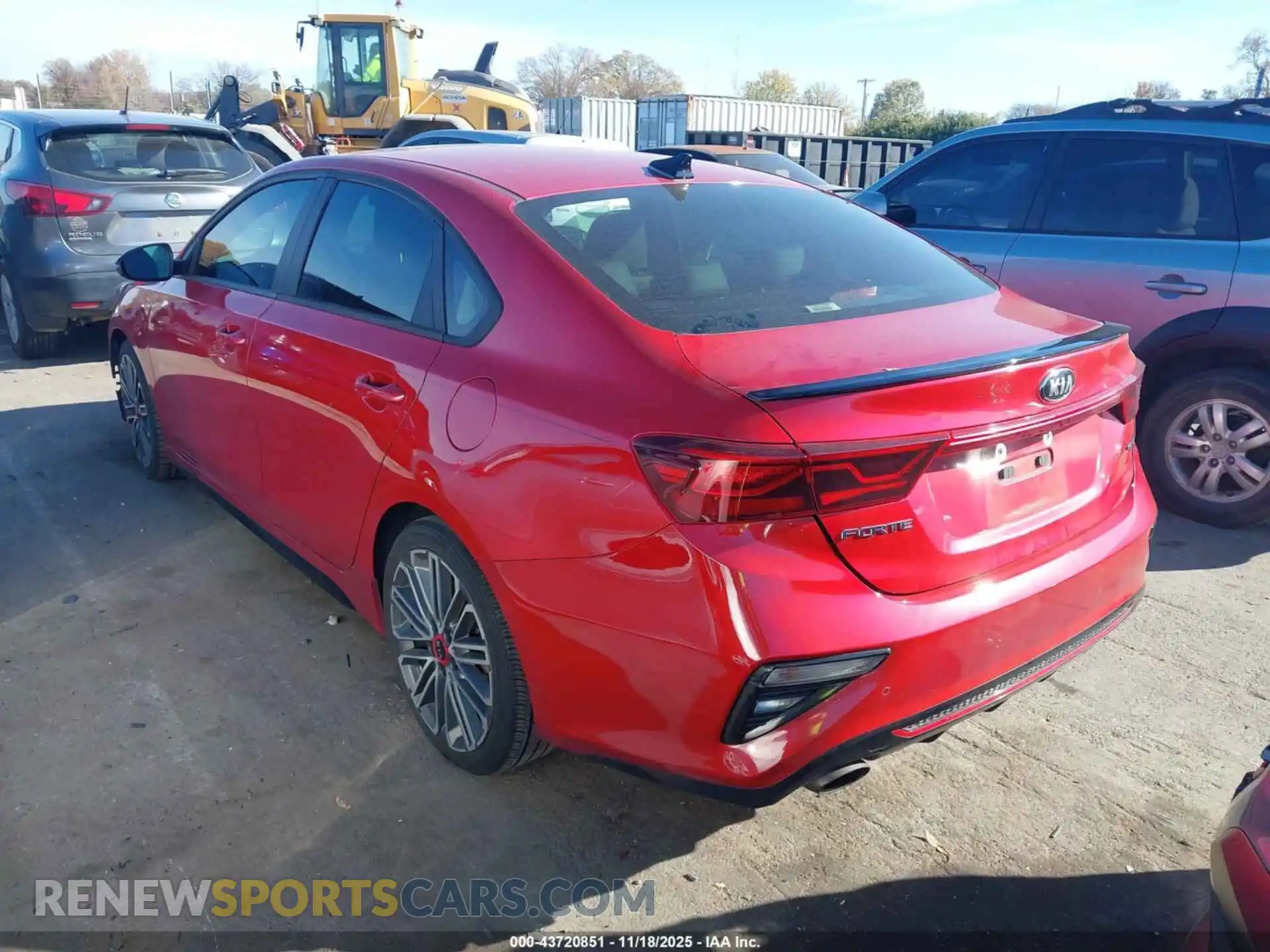 3 Photograph of a damaged car 3KPF44AC8ME366378 KIA FORTE 2021