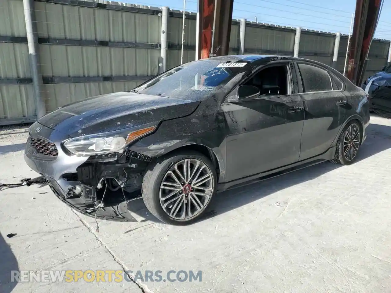 1 Photograph of a damaged car 3KPF44AC8ME367076 KIA FORTE 2021