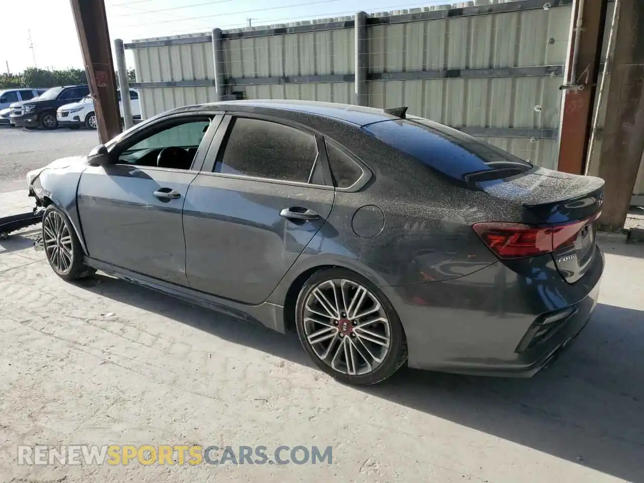 2 Photograph of a damaged car 3KPF44AC8ME367076 KIA FORTE 2021