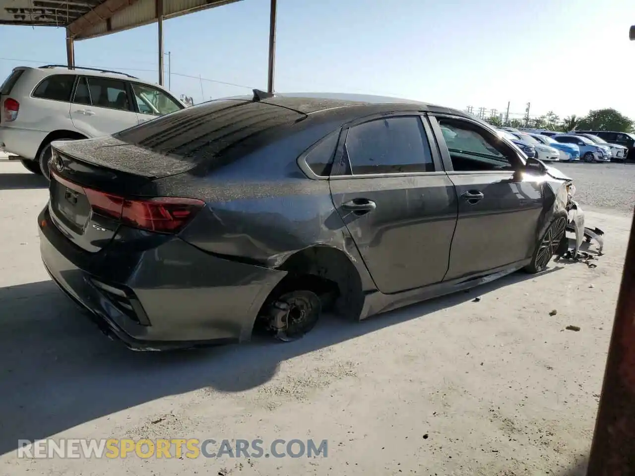 3 Photograph of a damaged car 3KPF44AC8ME367076 KIA FORTE 2021
