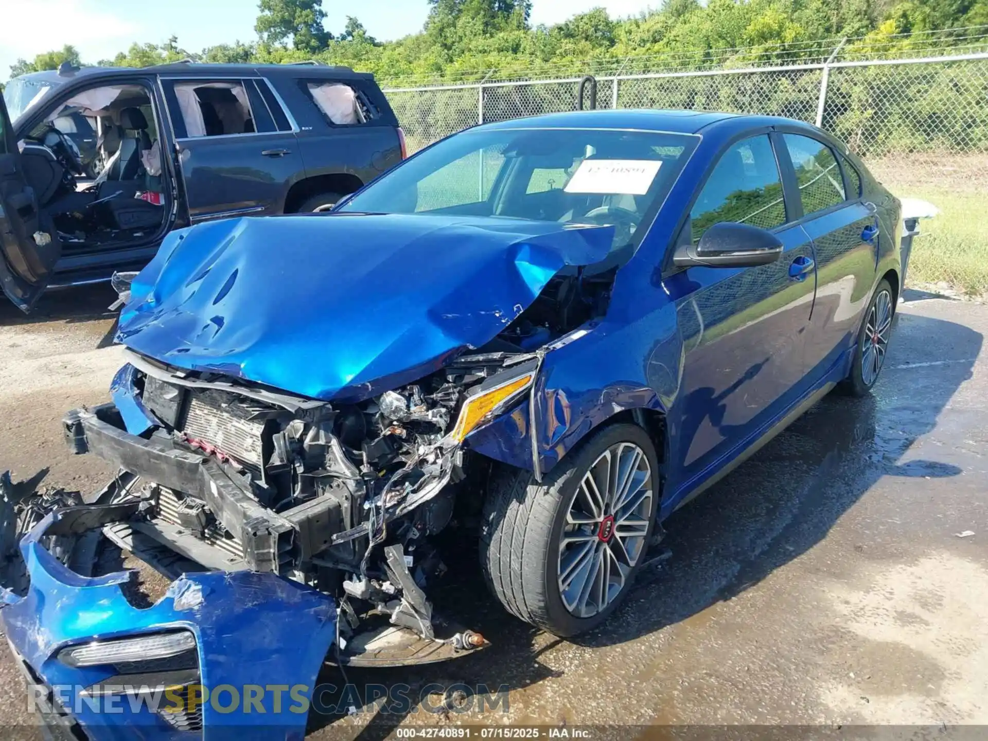 2 Photograph of a damaged car 3KPF44AC8ME394892 KIA FORTE 2021