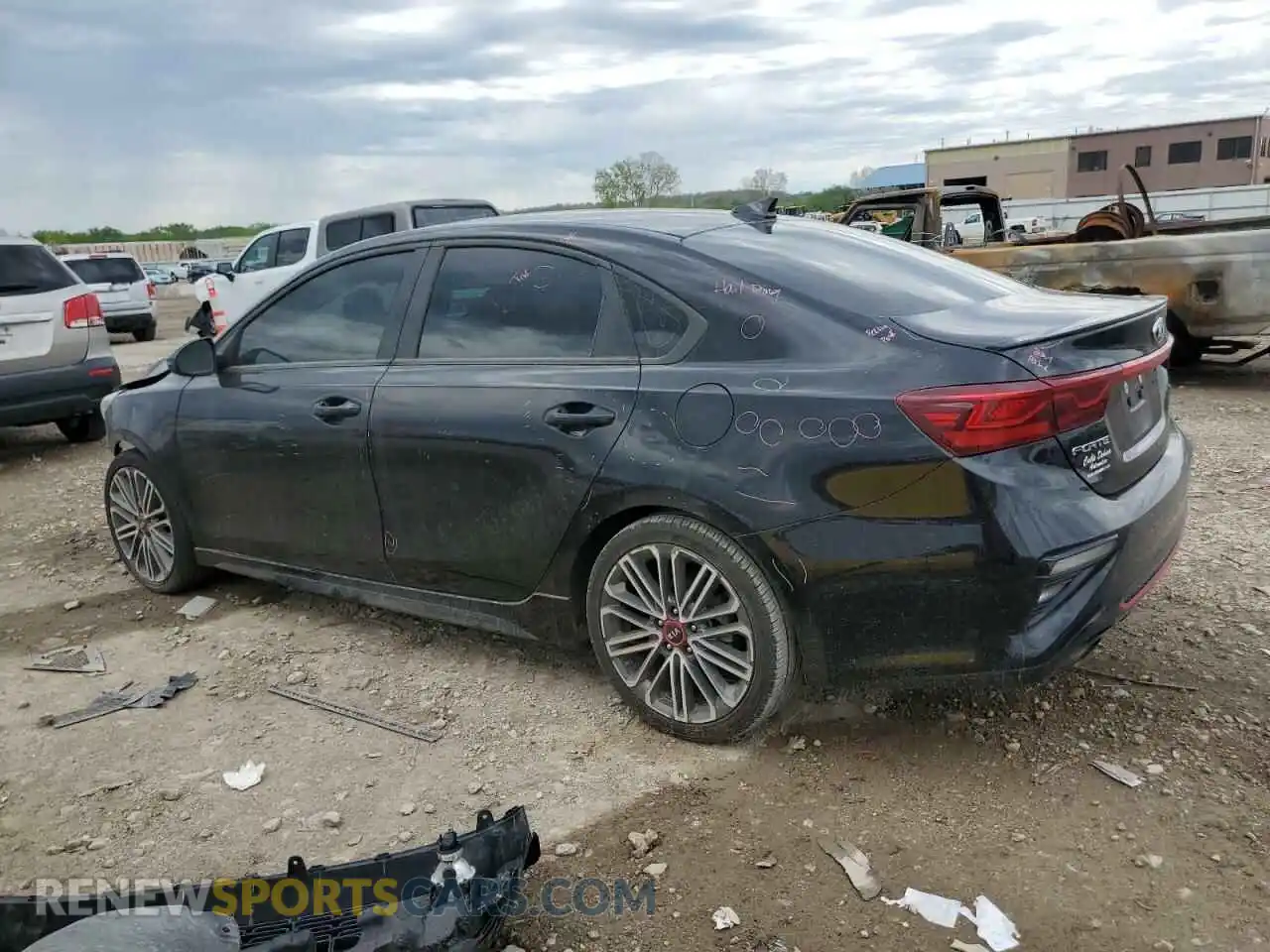 2 Photograph of a damaged car 3KPF44AC9ME271120 KIA FORTE 2021