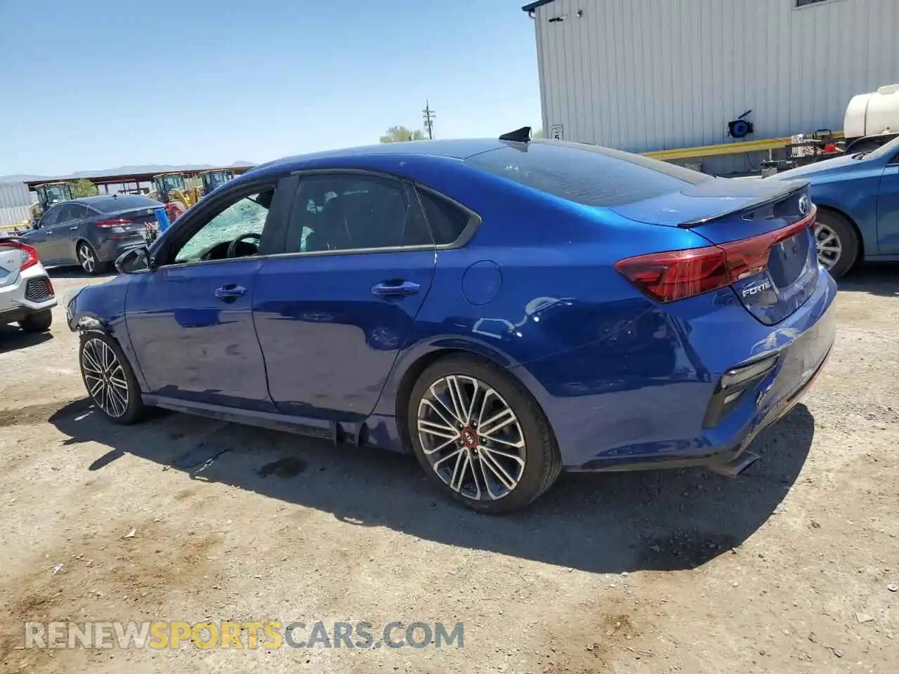 2 Photograph of a damaged car 3KPF44AC9ME333129 KIA FORTE 2021