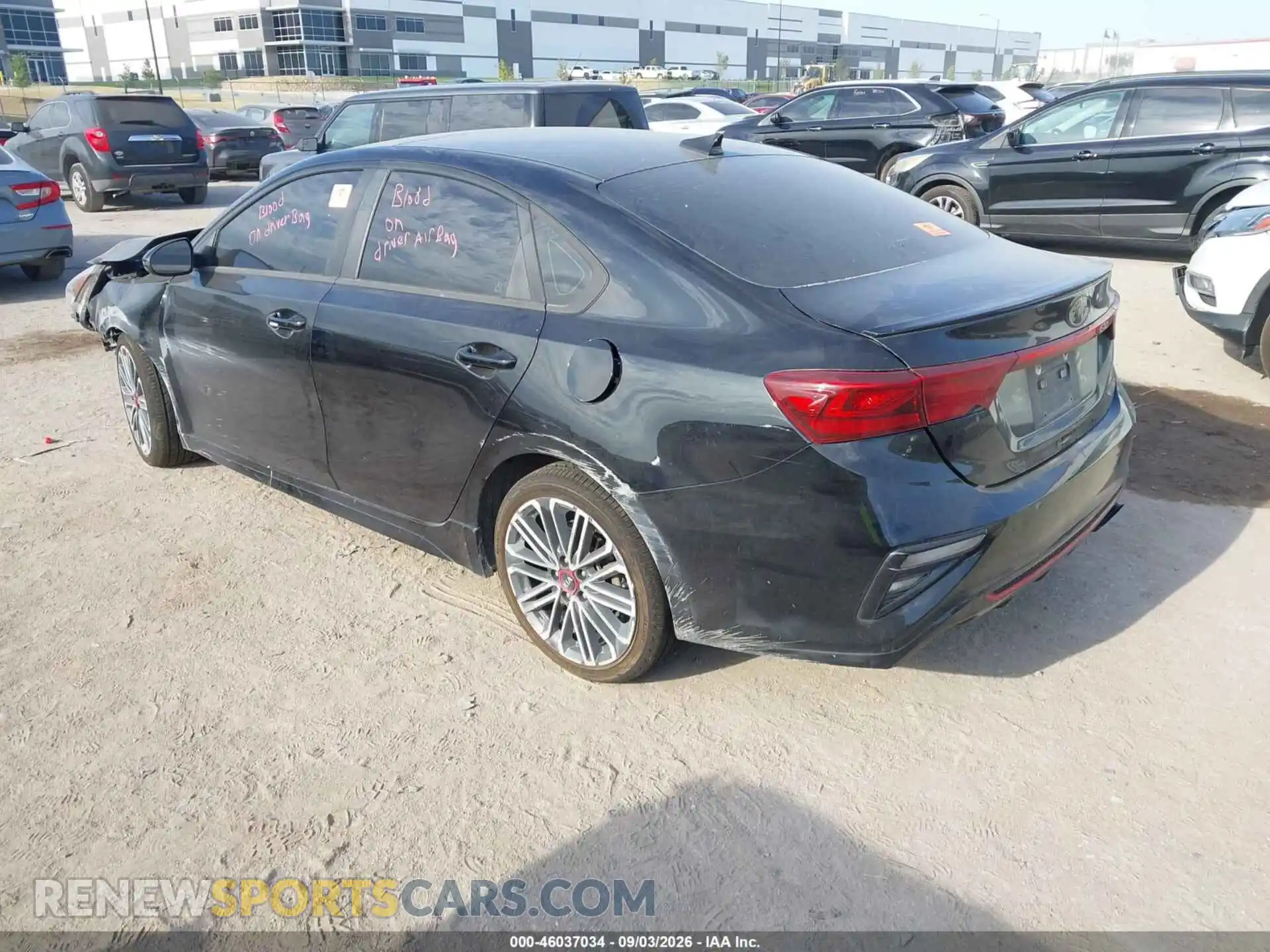 3 fotografías del automóvil dañado 3KPF44AC9ME362212 KIA FORTE 2021