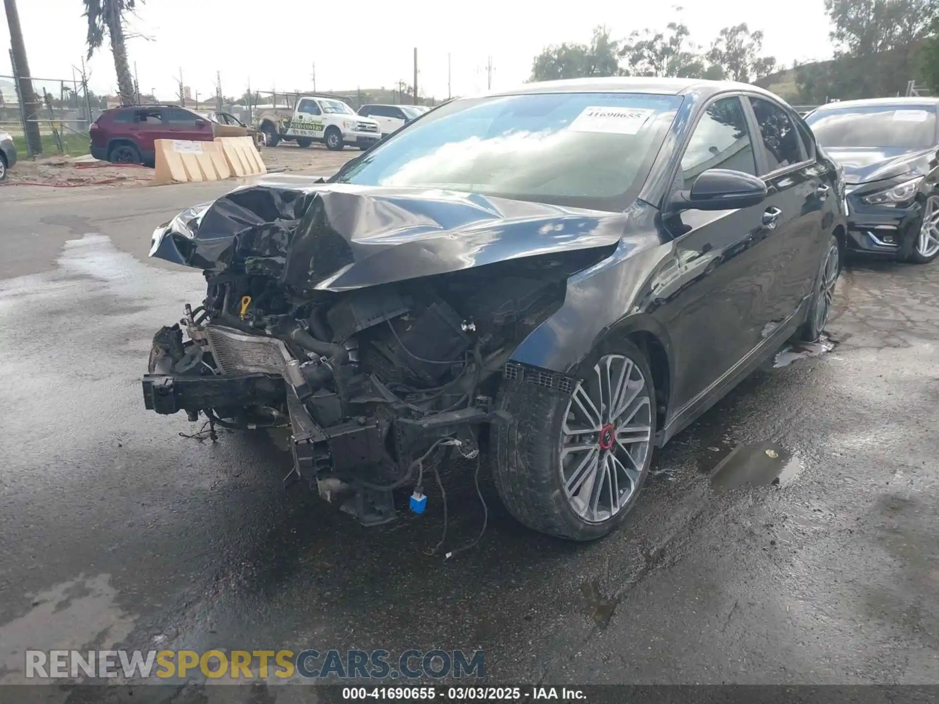 2 Photograph of a damaged car 3KPF44AC9ME369516 KIA FORTE 2021