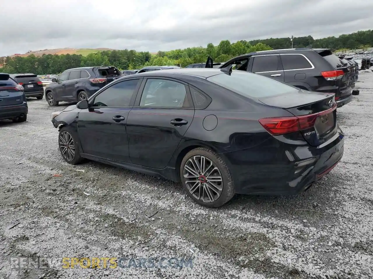 2 Photograph of a damaged car 3KPF44ACXME315707 KIA FORTE 2021