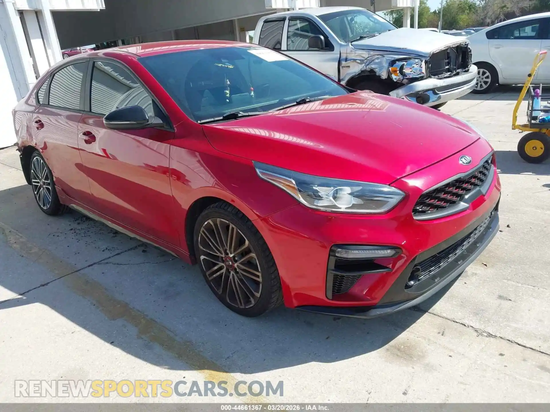 1 Photograph of a damaged car 3KPF44ACXME366530 KIA FORTE 2021