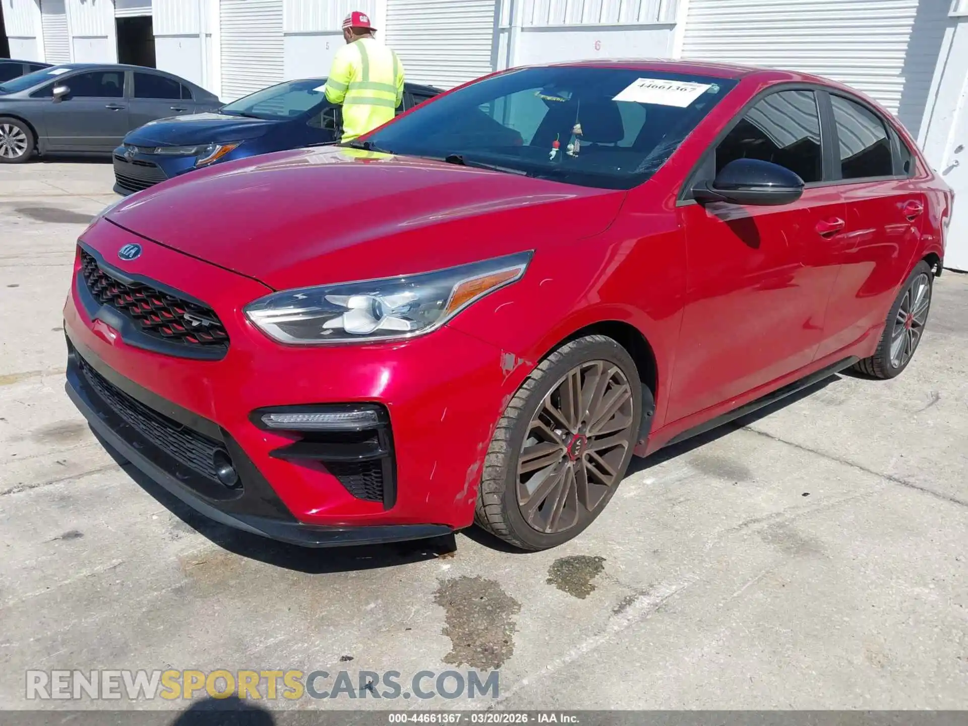 2 Photograph of a damaged car 3KPF44ACXME366530 KIA FORTE 2021