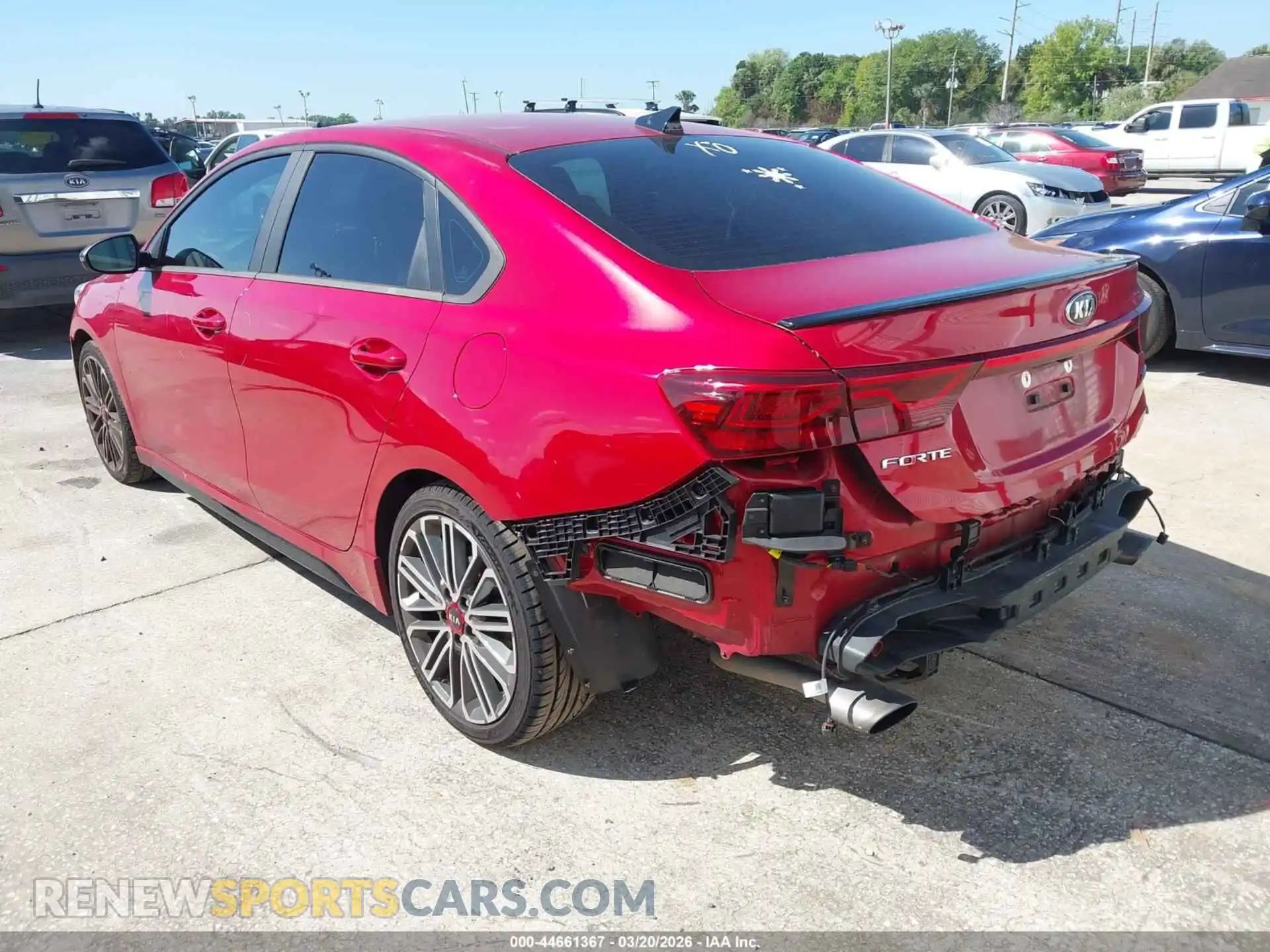 3 Photograph of a damaged car 3KPF44ACXME366530 KIA FORTE 2021