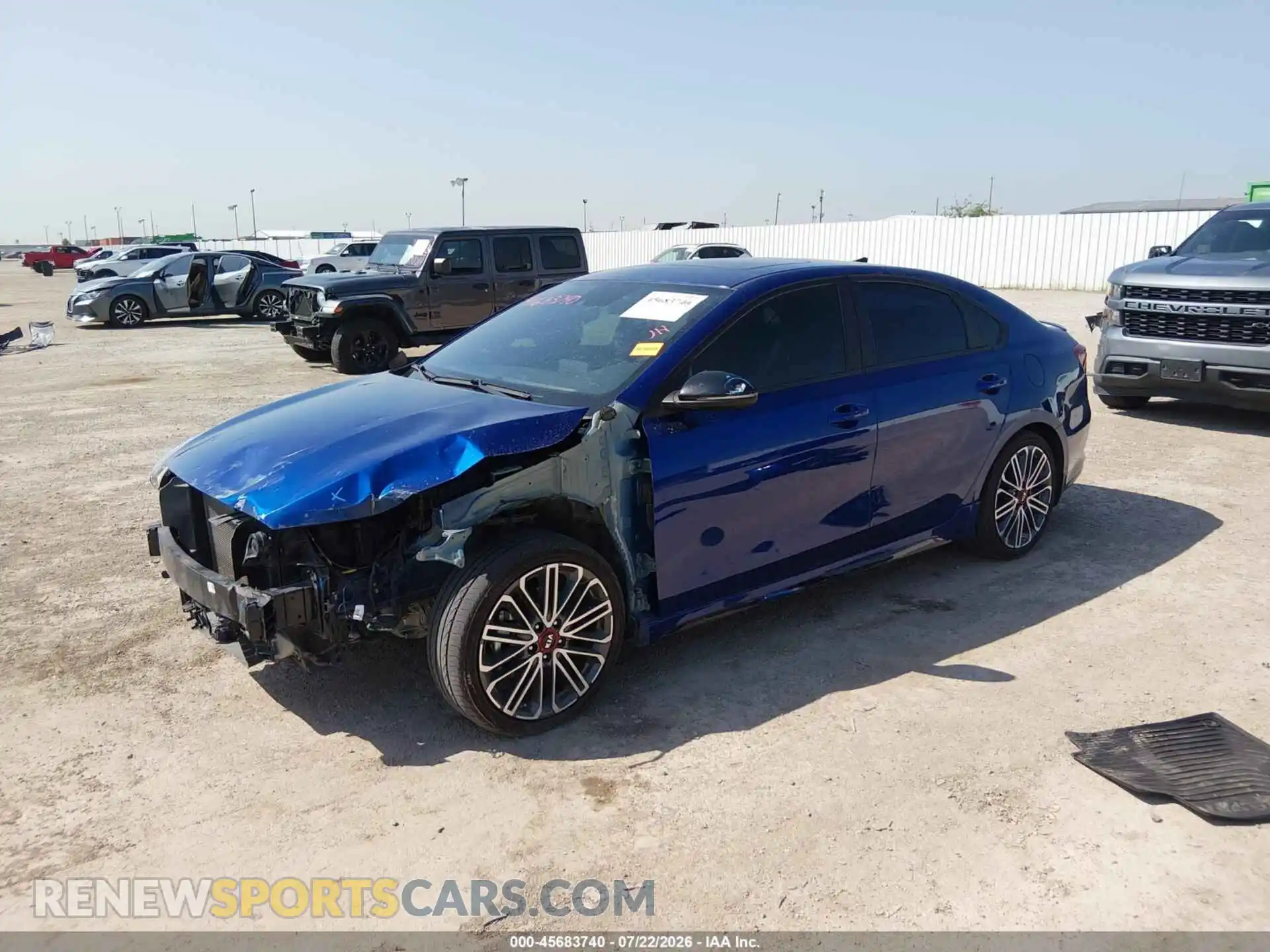 2 Photograph of a damaged car 3KPF44ACXME394571 KIA FORTE 2021