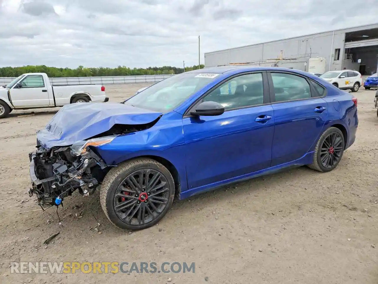 1 Photograph of a damaged car 3KPF44ACXME395252 KIA FORTE 2021
