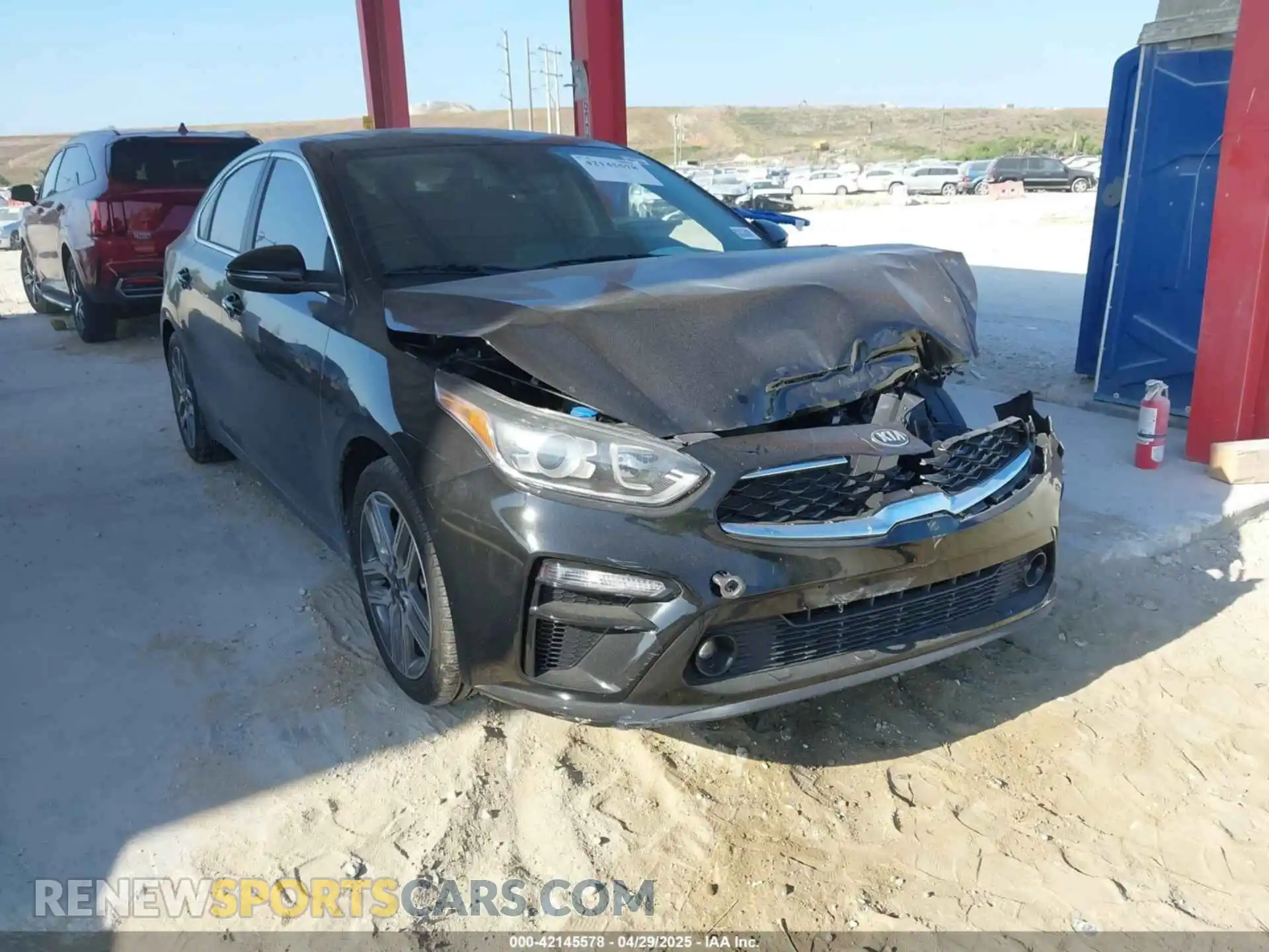 1 Photograph of a damaged car 3KPF54AD0ME284084 KIA FORTE 2021