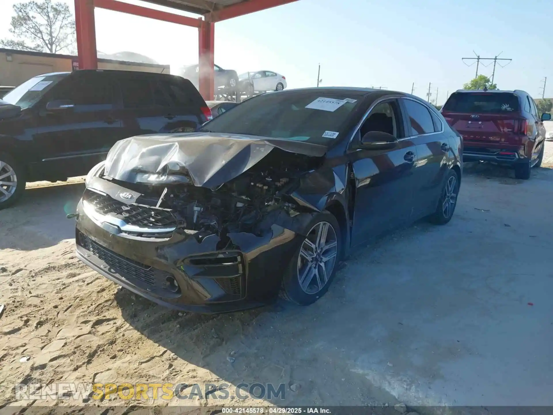 2 Photograph of a damaged car 3KPF54AD0ME284084 KIA FORTE 2021