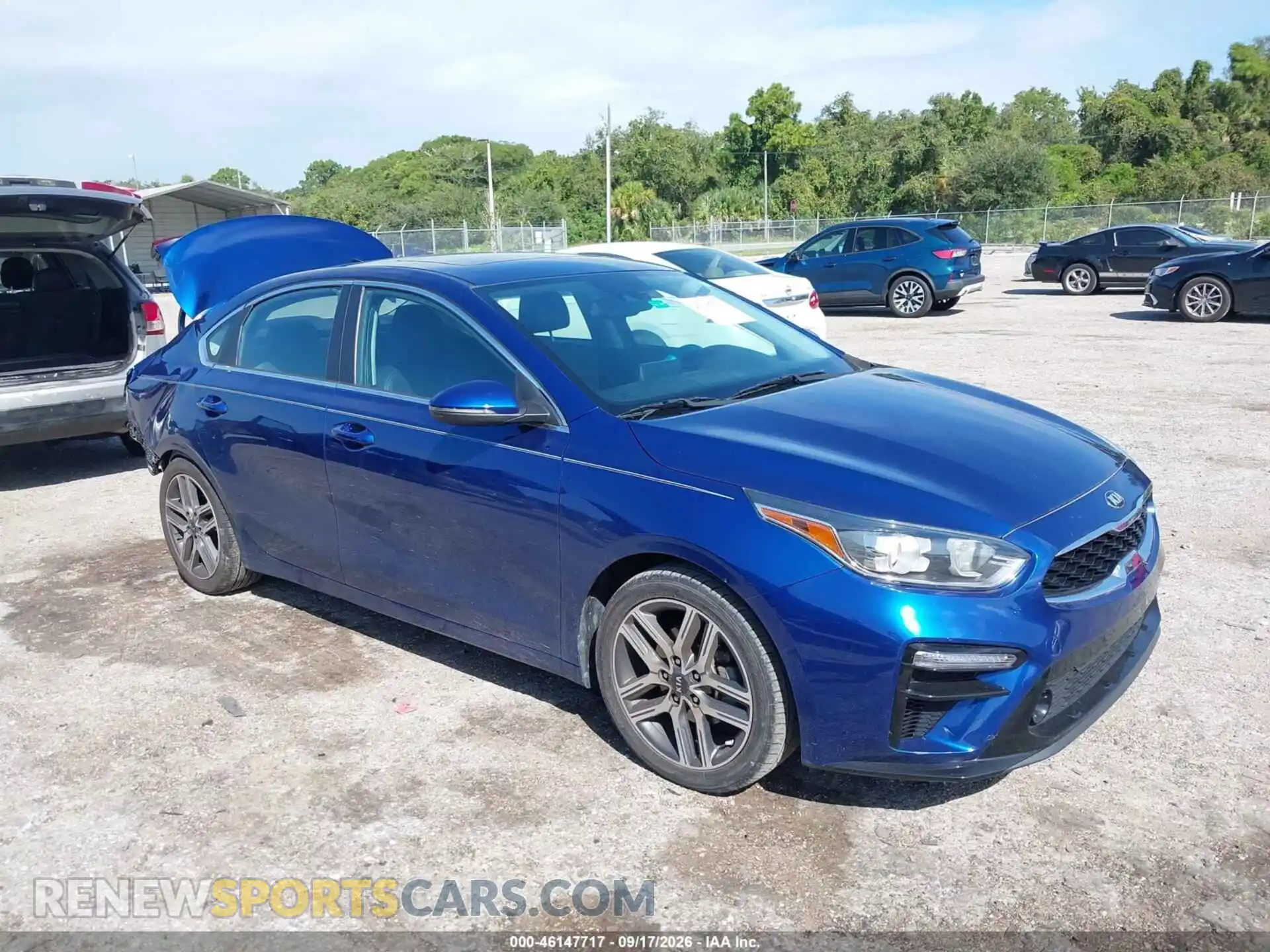 1 Photograph of a damaged car 3KPF54AD0ME403512 KIA FORTE 2021