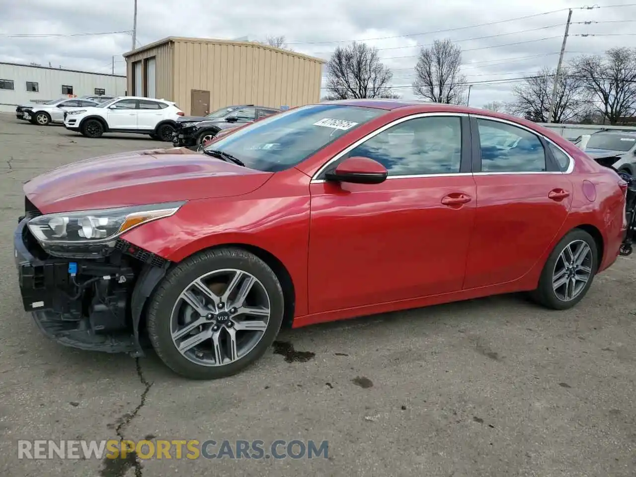 1 Photograph of a damaged car 3KPF54AD1ME405480 KIA FORTE 2021
