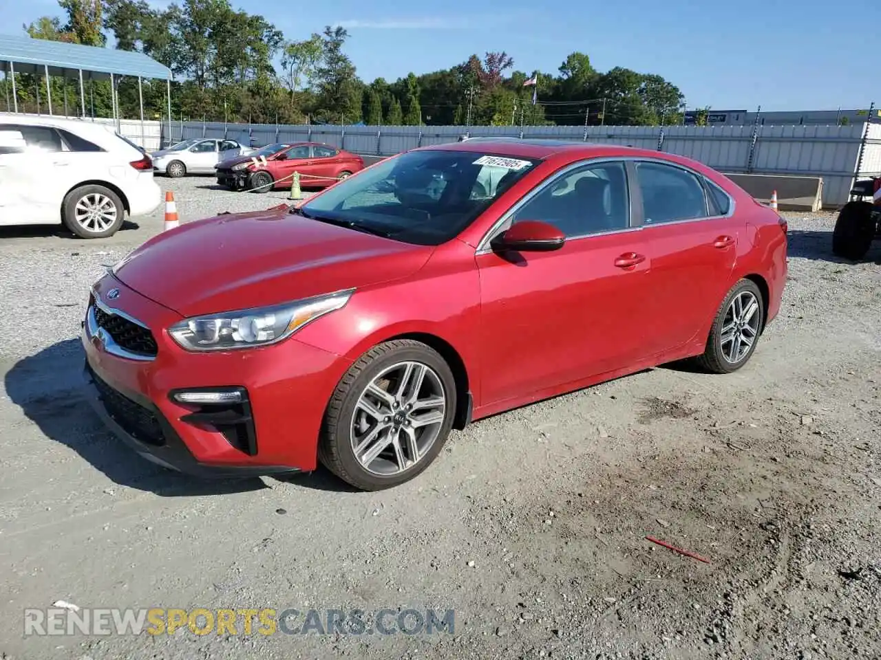 1 Photograph of a damaged car 3KPF54AD2ME282790 KIA FORTE 2021