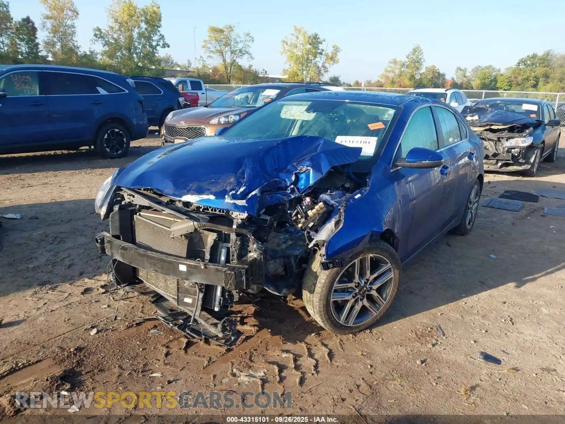 2 Фотография поврежденного автомобиля 3KPF54AD2ME406587 KIA FORTE 2021