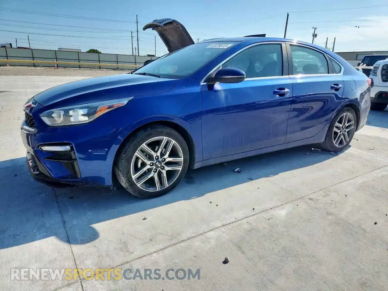 1 Photograph of a damaged car 3KPF54AD3ME373888 KIA FORTE 2021