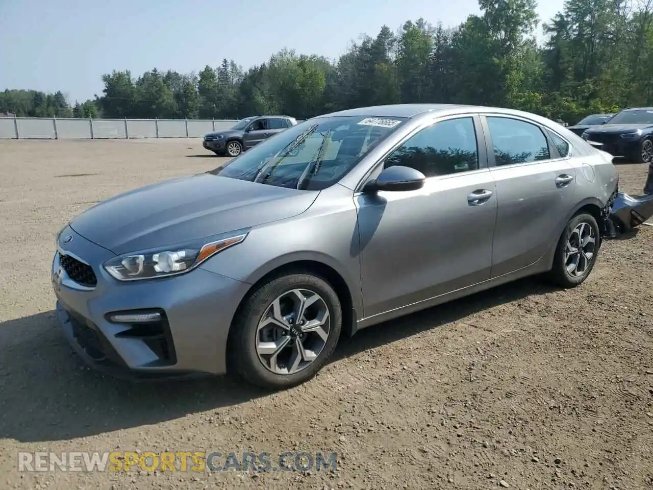 1 Photograph of a damaged car 3KPF54AD4ME394331 KIA FORTE 2021