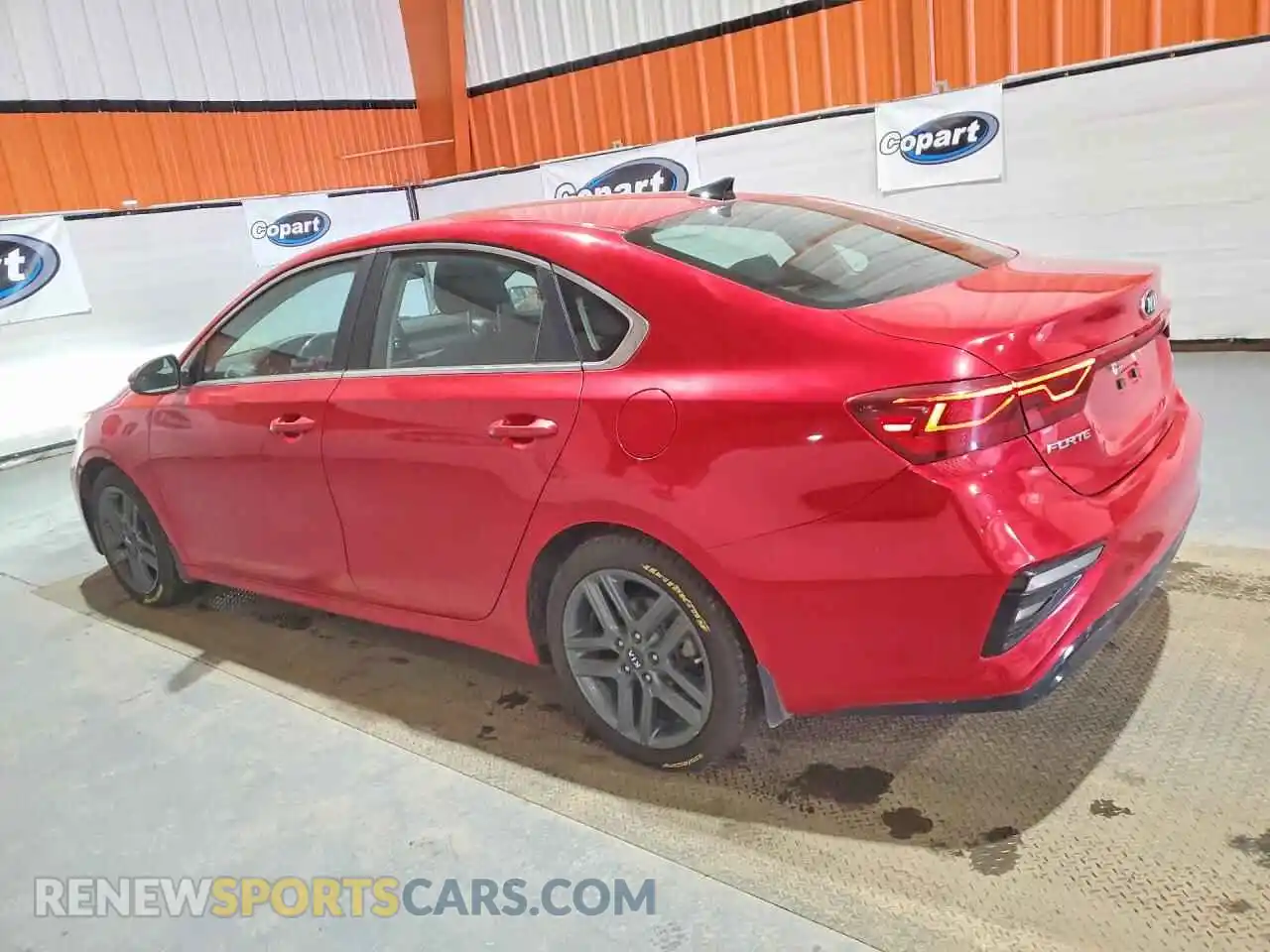 2 fotografías del automóvil dañado 3KPF54AD5ME281794 KIA FORTE 2021