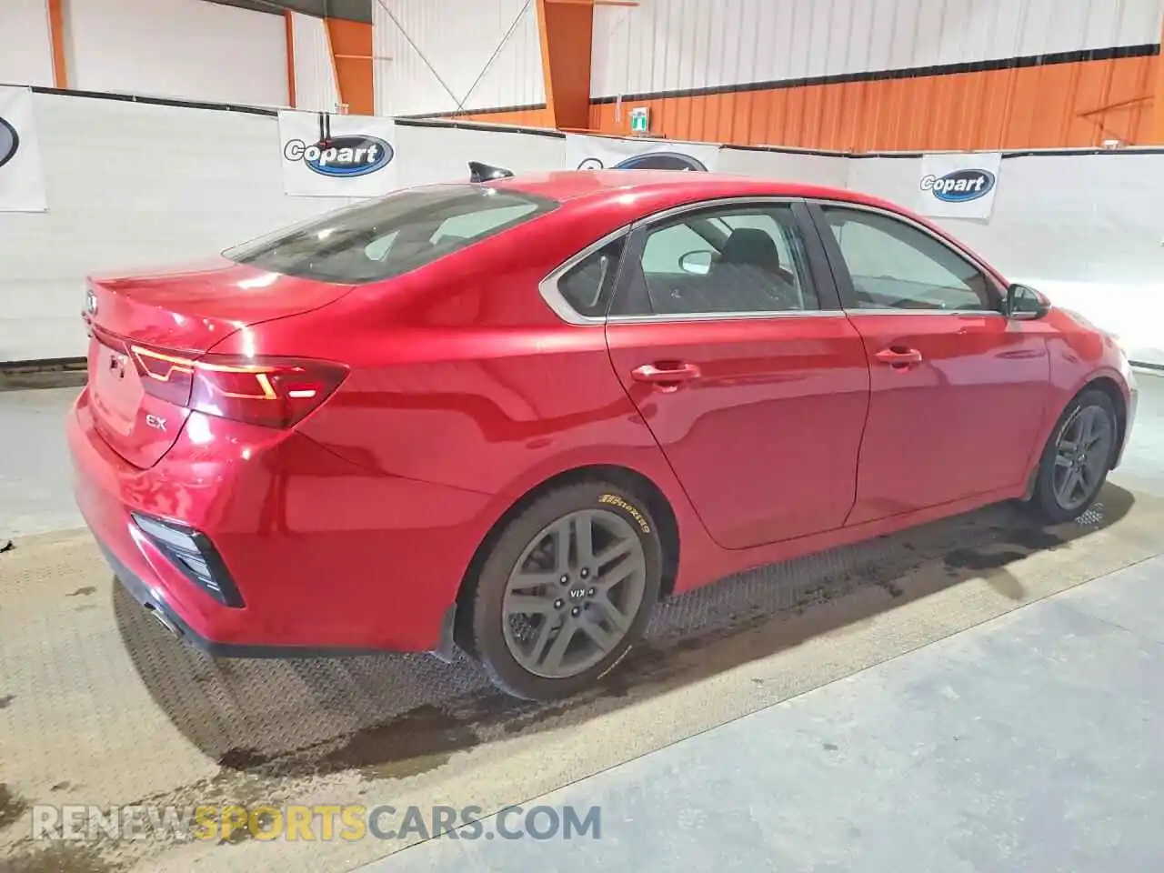 3 fotografías del automóvil dañado 3KPF54AD5ME281794 KIA FORTE 2021