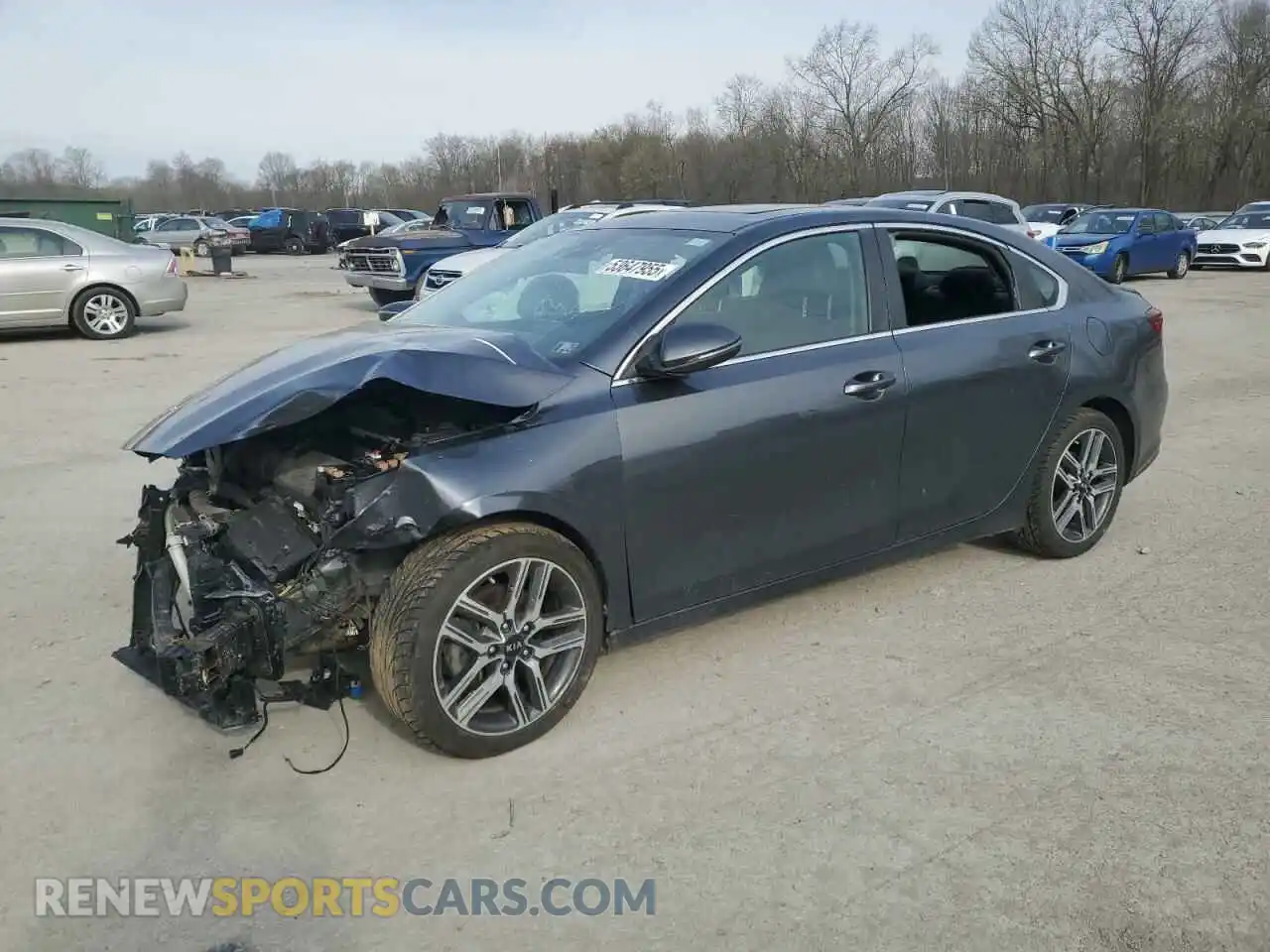 1 Photograph of a damaged car 3KPF54AD8ME279859 KIA FORTE 2021