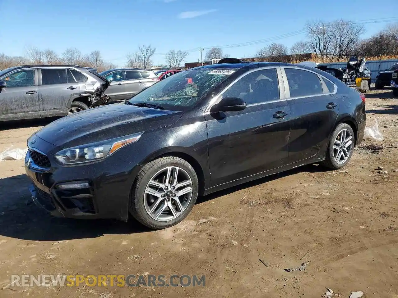 1 Photograph of a damaged car 3KPF54AD8ME405203 KIA FORTE 2021