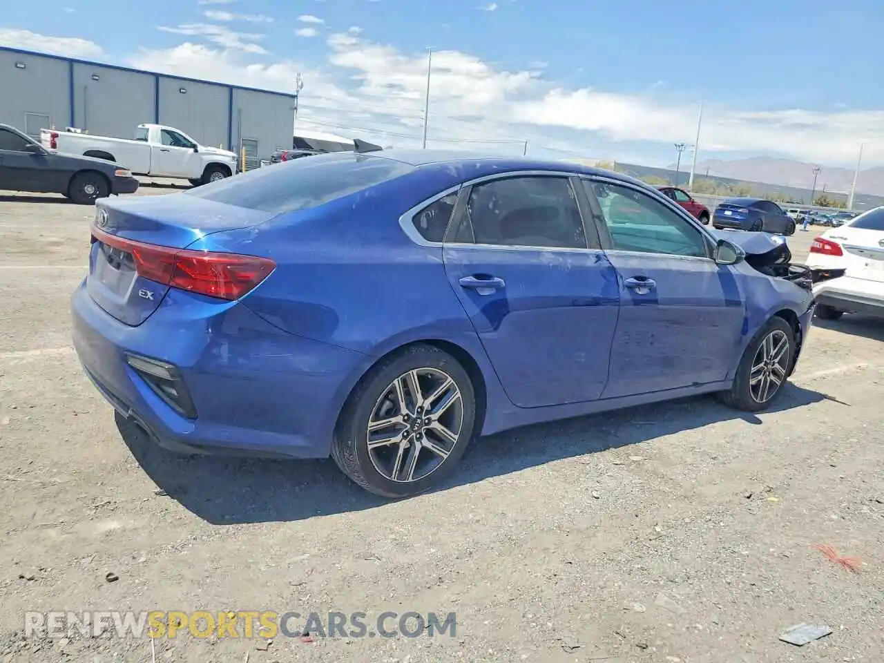 3 Photograph of a damaged car 3KPF54AD9ME281216 KIA FORTE 2021