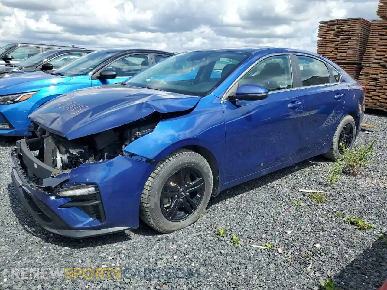 1 Photograph of a damaged car 3KPF54ADXME281631 KIA FORTE 2021