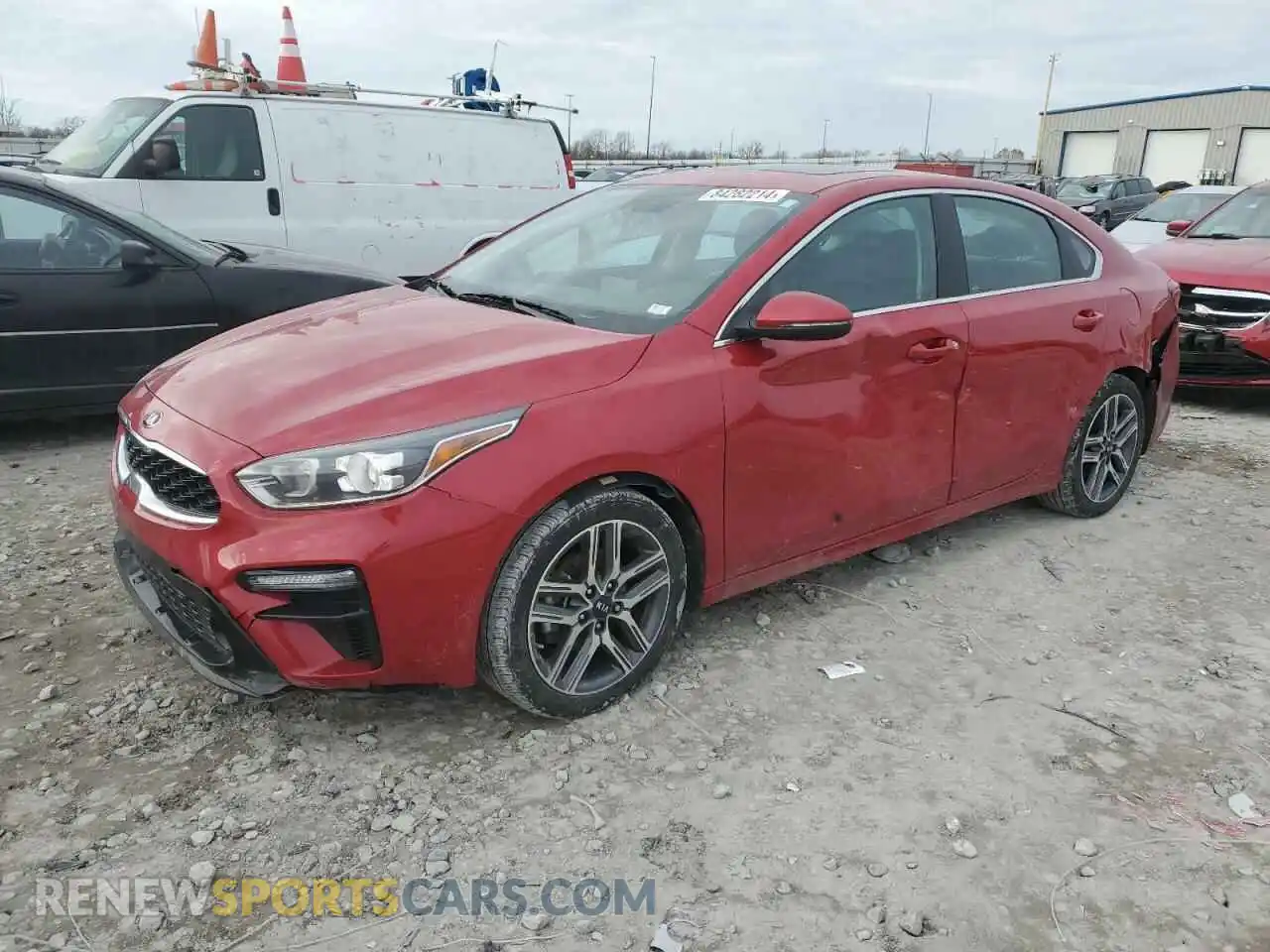 1 Photograph of a damaged car 3KPF54ADXME349152 KIA FORTE 2021